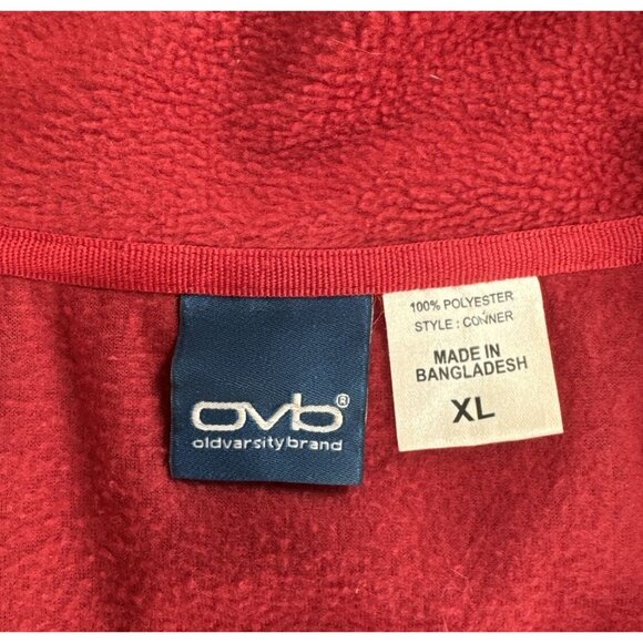 Alabama Fleece Pullover Jacket Mens XL 1/4 Zip Crimson‎ Tide University Y2K - Picture 4 of 7